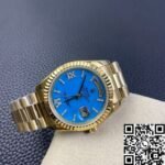 Rolex Day Date M118238-0071 Turquoise Dial Gold Watches Size 36mm EW Factory - Image 4