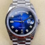 Rolex Day Date M128239-0023 Gradient Blue Dial Size 36mm EW Factory