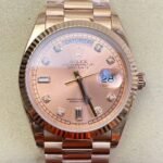 Rolex Day Date M128235-0037 Rose Gold Dial Ladies Rose Gold Watch Size 36mm EW Factory