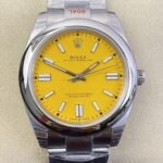 Rolex Oyster Perpetual M124300-0004 Yellow Dial Size 41mm Watch EW Factory
