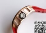 Richard Mille RM052 Rose Gold Case Red Rubber Strap Watch EUR Factory - Image 5