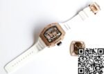 Richard Mille RM052 Rose Gold Case White Rubber Strap Watch EUR Factory - Image 9