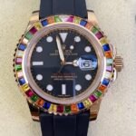Rolex Yacht Master 116695SATS Candy Diamond Bezel Size 40mm Watch GM Factory