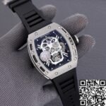Richard Mille RM052 Replica White Carbon Fiber Case Watch JB Factory - Image 2