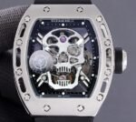 Richard Mille RM052 Replica White Carbon Fiber Case Watch JB Factory
