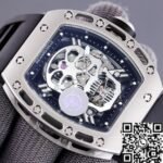 Richard Mille RM052 Replica White Carbon Fiber Case Watch JB Factory - Image 4