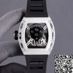Richard Mille RM052 Replica White Carbon Fiber Case Watch JB Factory - Image 7