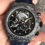 Rolex Daytona Carbon Fiber Case Panda Dial Watch JH Custom