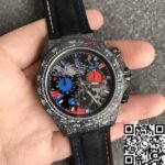 Rolex Daytona Carbon Fiber Case Color Dial Watch JH Custom - Image 3