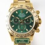 Rolex Cosmograph Daytona M116508-0013 Gold Watch With Green Dial King Factory