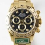 Rolex Cosmograph Daytona M116508-0008 Gold Watch With Black Dial King Factory