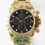 Rolex Cosmograph Daytona M116508-0004 Gold Watch With Black Dial King Factory