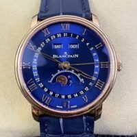 Blancpain Villeret 6654-3640-55 Blue Dial Size 40mm Watch OM Factory