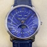 Blancpain Villeret 6654-1529-55B Blue Dial Size 40mm Watch OM Factory