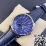 Blancpain Villeret 6654-1529-55B Blue Dial Size 40mm Watch OM Factory - Image 3