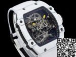 Richard Mille RM27-02 Tourbillon White Nylon Strap RM Factory Men Watch - Image 2