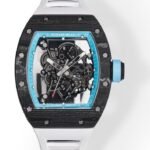 Richard Mille RM055 Blue Bezel Carbon Fiber Case Watch RM Factory