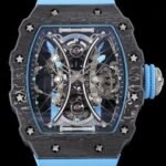 Richard Mille RM53-01 Tourbillon Blue Rubber Strap Watch RM Factory
