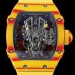 Richard Mille RM27-03 Tourbillon Yellow Rubber Strap Watch RM Factory
