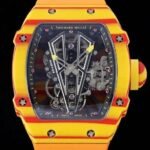 Richard Mille RM27-03 Tourbillon Orange Rubber Strap Watch RM Factory