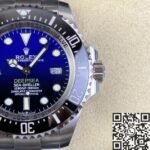 Rolex Sea-Dweller Replica M126660-0002 Gradient Blue Dial Watch V9 Factory - Image 7