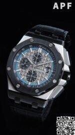 Audemars Piguet Fake Royal Oak Offshore 26417CN.OO.A002CR.01 Silver Panda Plate APF Factory - Image 2