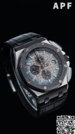 Audemars Piguet Fake Royal Oak Offshore 26417CN.OO.A002CR.01 Silver Panda Plate APF Factory - Image 3