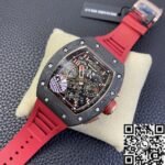 Richard Mille Felipe Massa RM011 V3 Red Rubber Strap Collection Watch KV Factory - Image 2