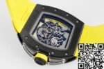 Richard Mille RM061 Black Ceramics Yellow Strap Watch ZF Factory - Image 8