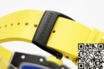 Richard Mille RM061 Black Ceramics Yellow Strap Watch ZF Factory - Image 9