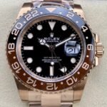 Rolex Fake GMT Master II M126715CHNR-0001 3285 Rose Gold Watch C+ Factory