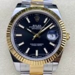 Black Face Datejust Rolex M126333-0013 Size 41mm Watch Clean Factory