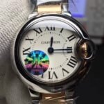 Ballon Bleu De Cartier W69007Z3 Size 28 Quartz Watch AF Factory