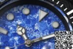DIW Custom Rolex Sea-Dweller Carbon Fiber Case Blue Bial Watch - Image 4
