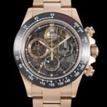 Artisans de Genève Custom Rolex Daytona Fake Rose Gold Watch Black Bezel ADG Factory