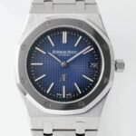 Audemars Piguet Royal Oak 15202IP.OO.1240IP.01 Smoked Blue Dial Watch IP Factory