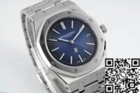 Audemars Piguet Royal Oak 15202IP.OO.1240IP.01 Smoked Blue Dial Watch IP Factory - Image 2
