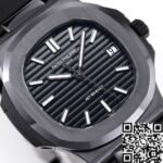 AET Custom Patek Philippe Nautilus Gradient Black Ceramic Watch - Image 6