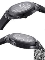 AET Custom Patek Philippe Nautilus Gradient Black Ceramic Watch - Image 7