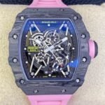 Richard Mille RM35 RM35-02 Pink Rubber Strap Watch T+ Factory