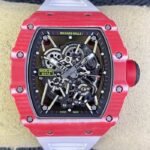 Richard Mille RM35-02 Carbon Fiber Case White Rubber Tapes T+ Factory