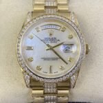Rolex Day Date M128348RBR Gold Diamond Watch Size 36mm BP Factory