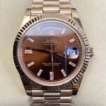 Rolex Day Date M228235-0003 Rose Gold Diamond Watch Size 36mm BP Factory