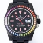 Customized Rolex Submariner Diamond Black Dial