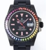 Customized Rolex Submariner Diamond Black Dial